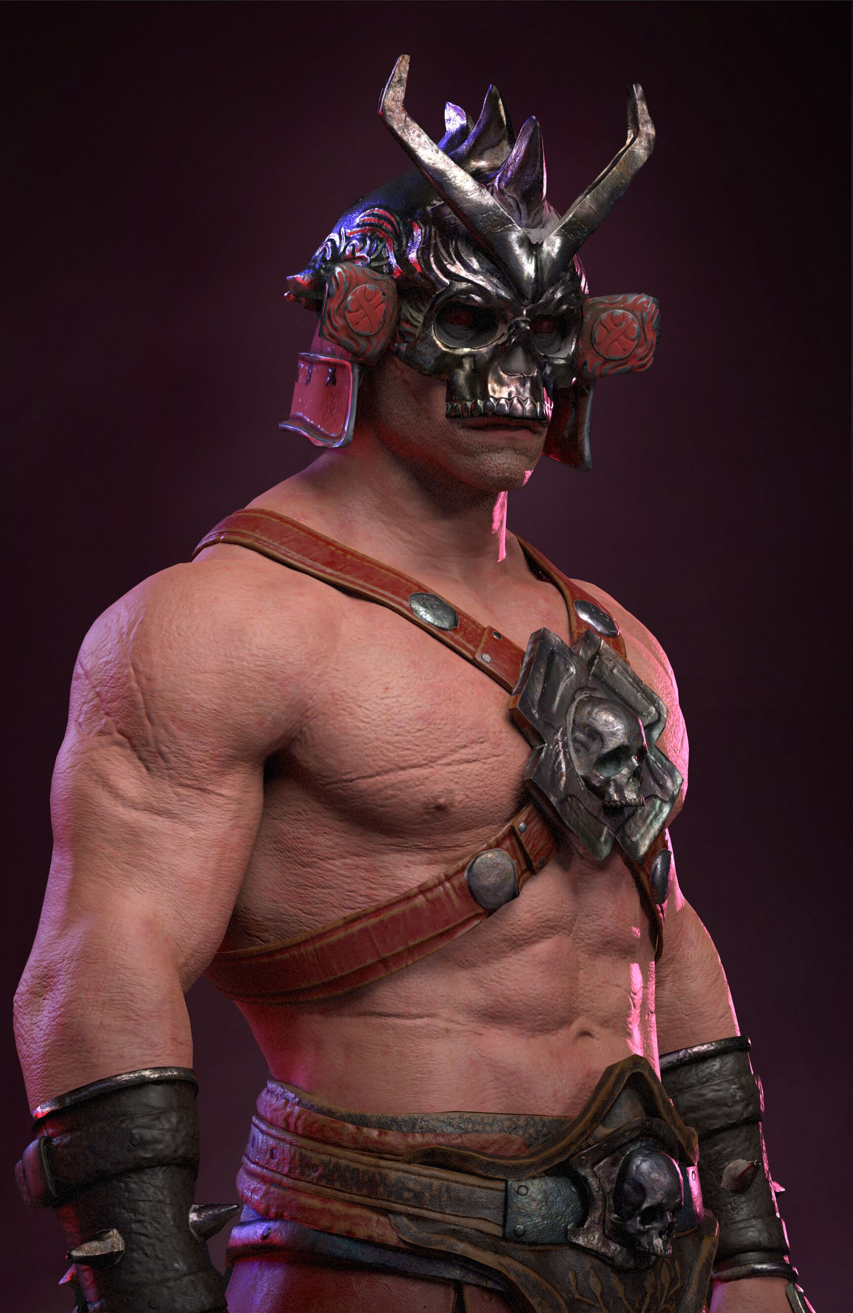 ArtStation - Shao Kahn MK3