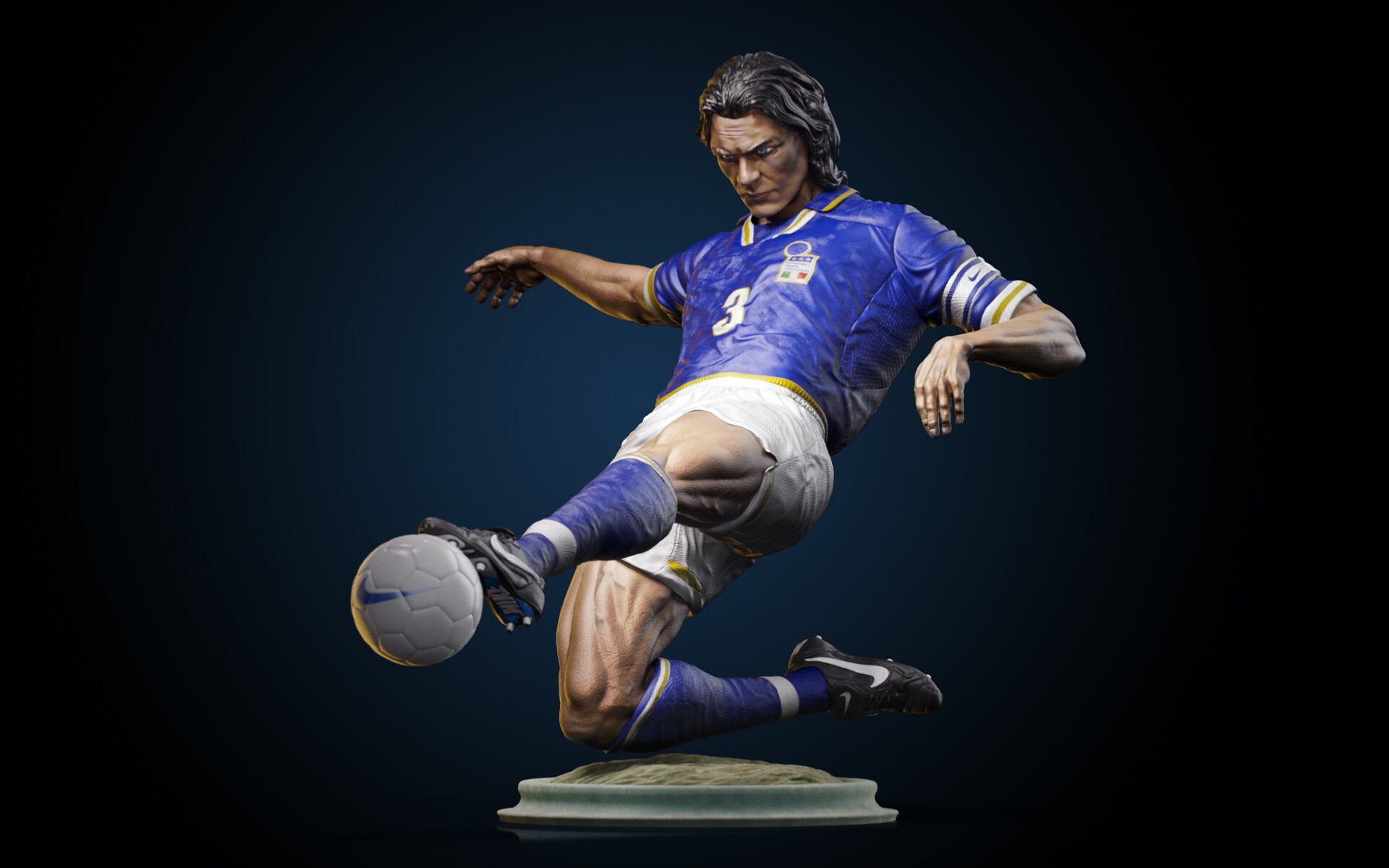 220☆サッカー☆paolo maldini☆prostars☆フィギュア 220☆サッカー
