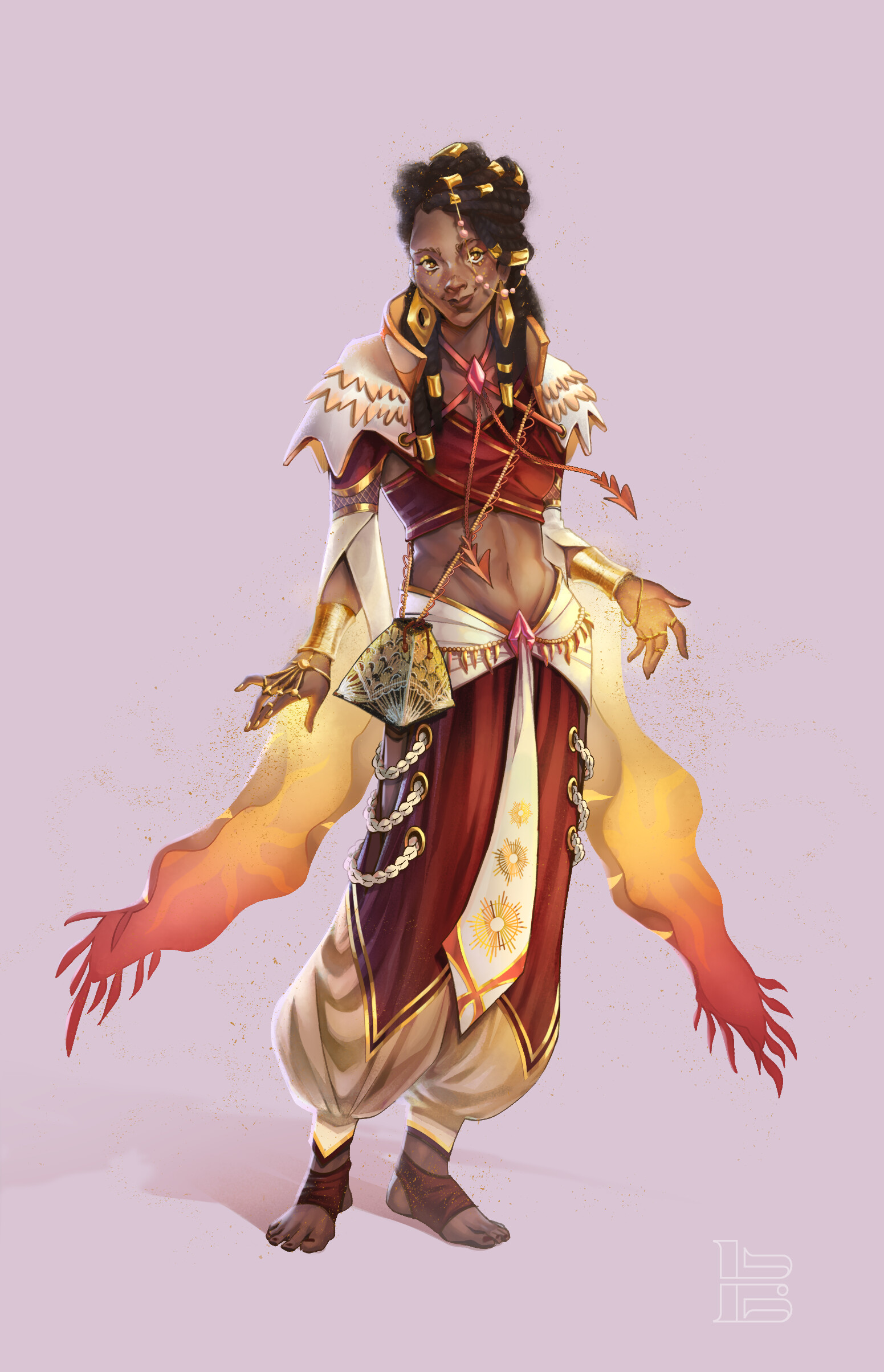 ArtStation - Desert Druid Character design