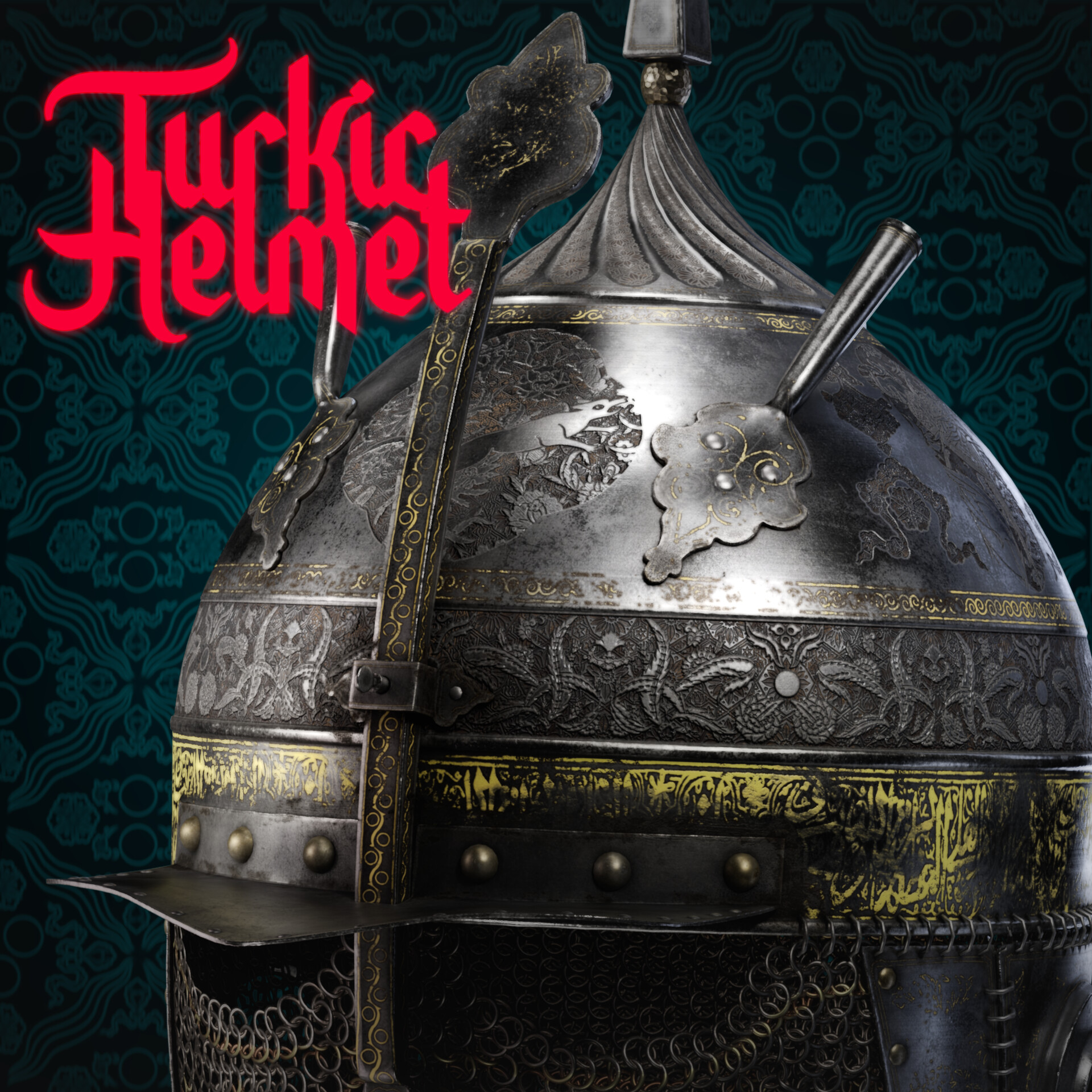 ArtStation - Medieval Turkic Helmet