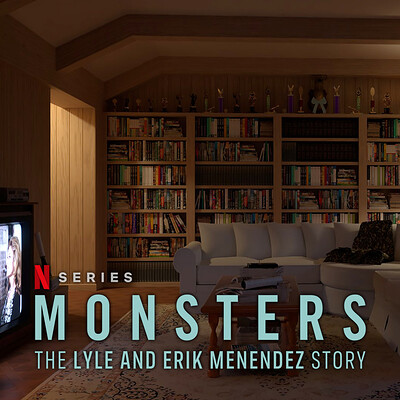 Monsters: The Lyle & Erik Menendez Story - TV Room