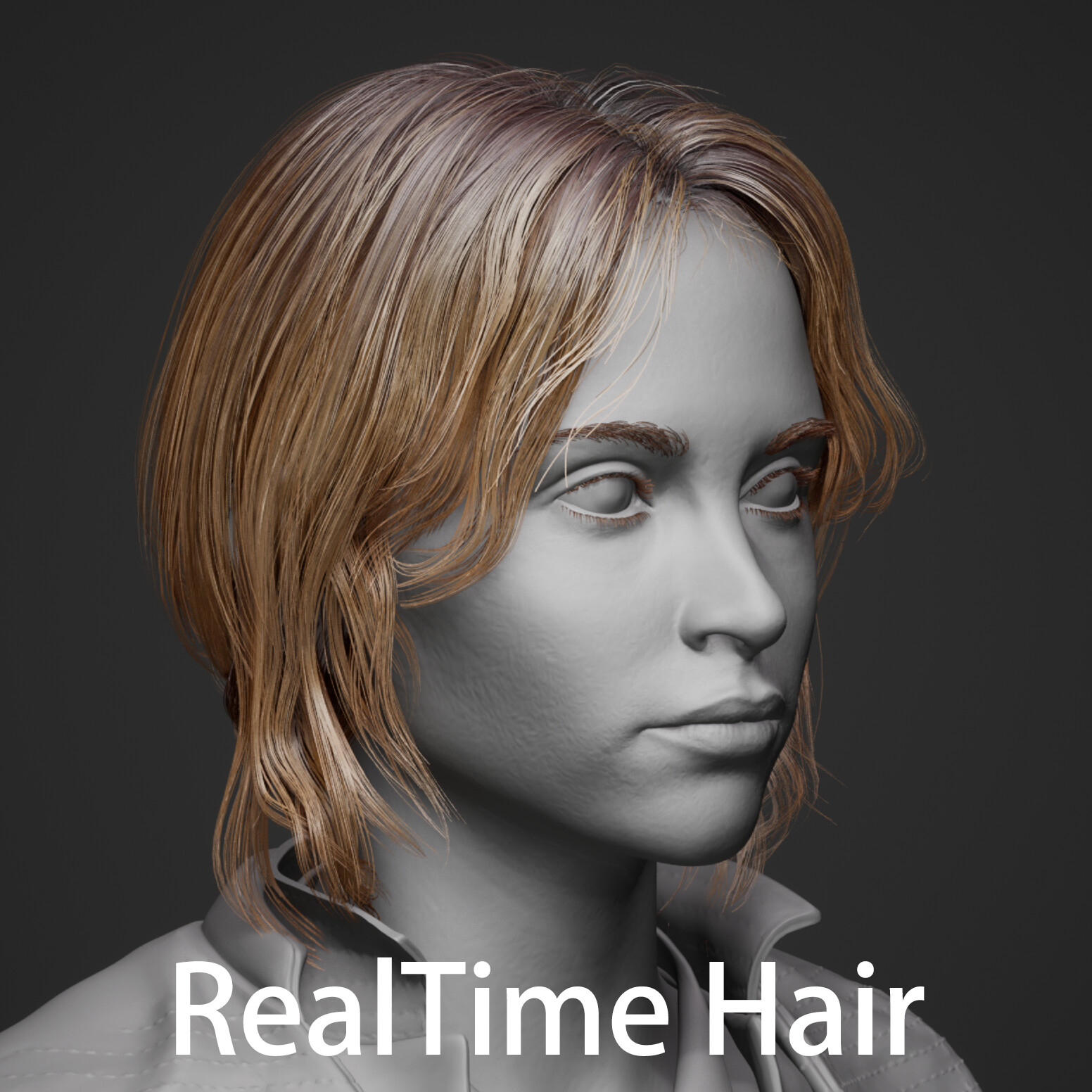 Jyn Erso's Real-Time Hair