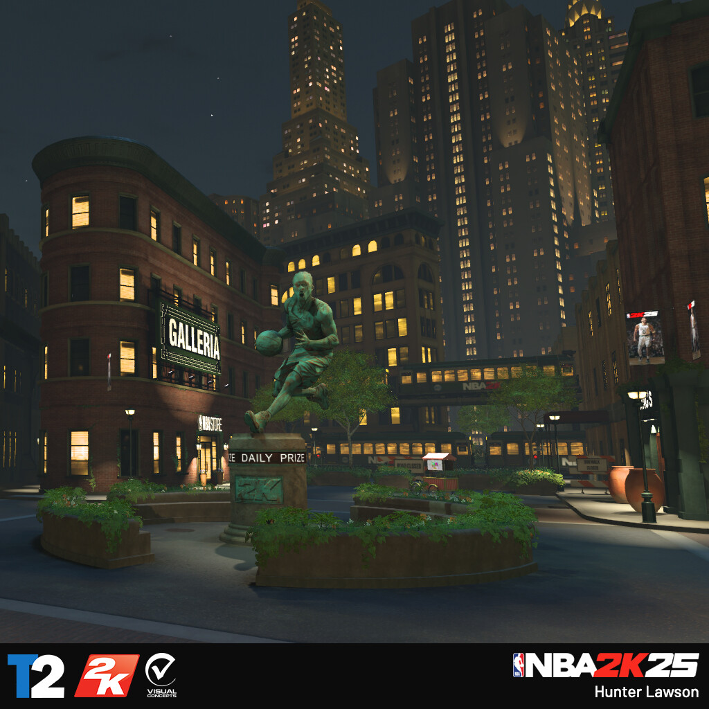 NBA 2K25 Environment Modeling