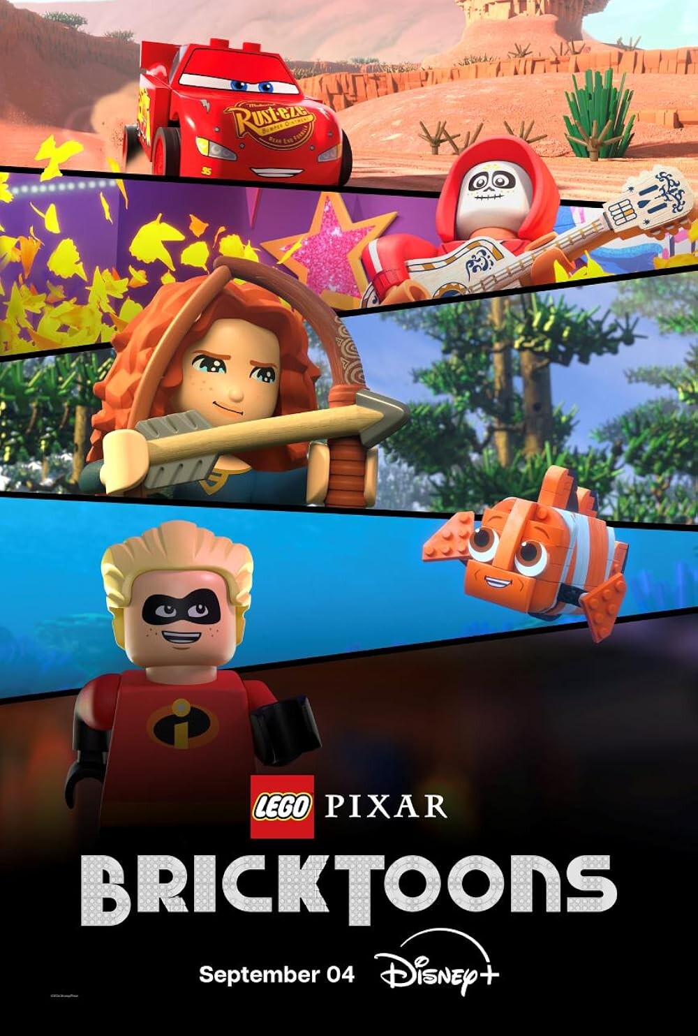 Lego Pixar Bricktoons (2024) | Environment, Character &amp; Prop Designs