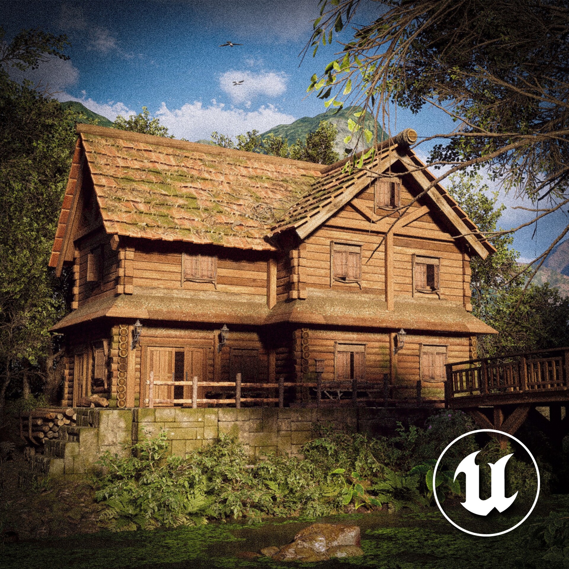 ArtStation Wood Cabin