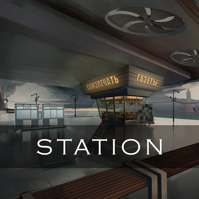 Level concept 01. STATION 