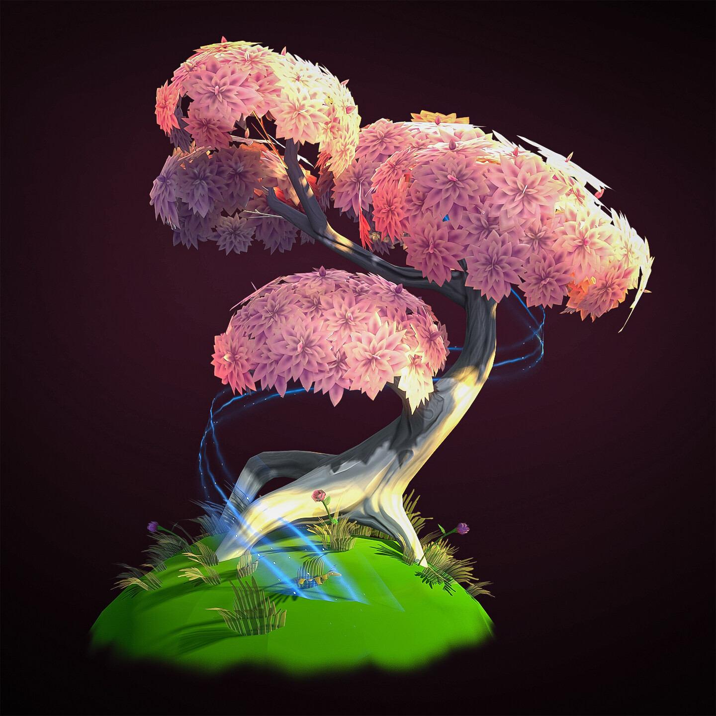 ArtStation - Stylized tree