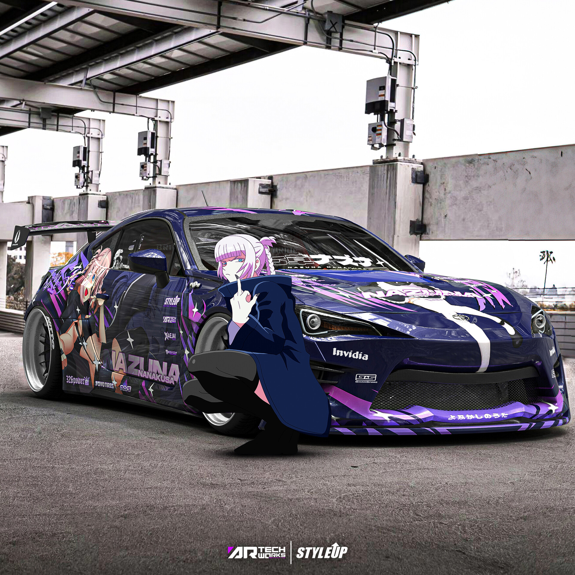 ArtStation - NAZUNA NANASUKA // RD TOYOTA 86 AIMGAIN