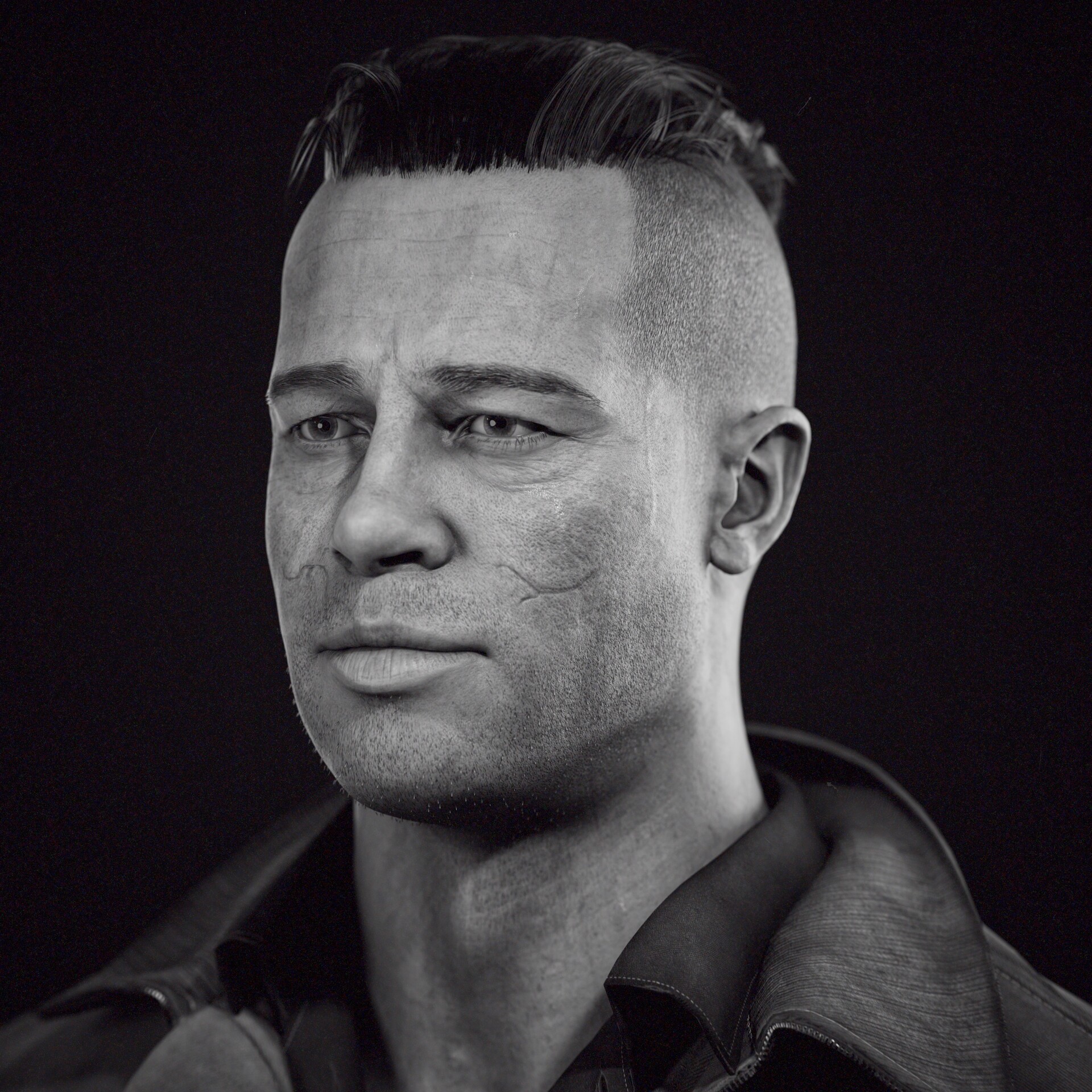ArtStation Don Wardaddy Collier Game Ready Gabor Meggyesi Gabor Meggyesi Bp Baw 1
