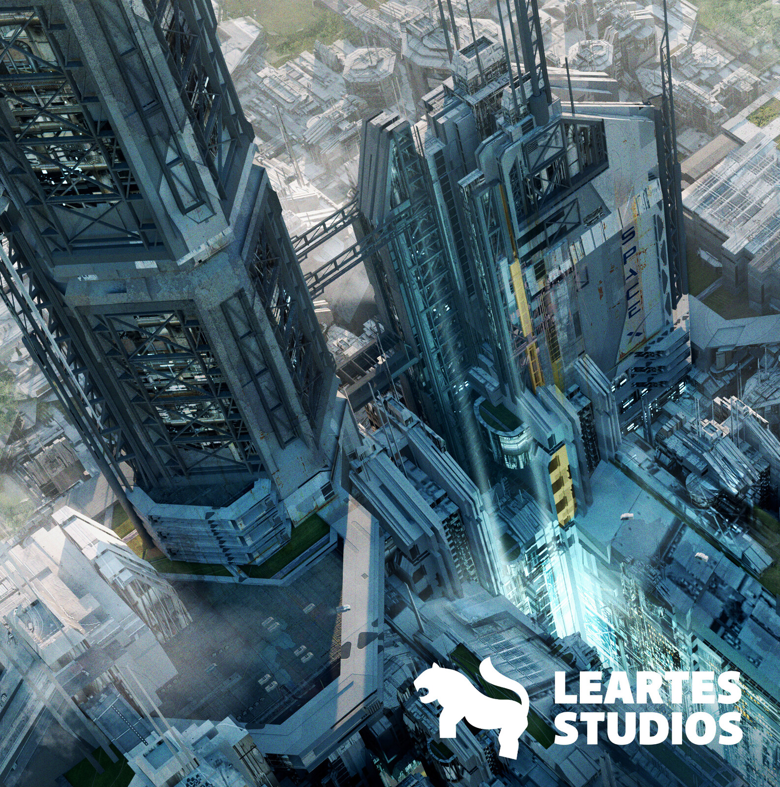 Tutorial: Creating a High-Tech Industrial City in Blender and Photoshop | Udemy Concept Art Course