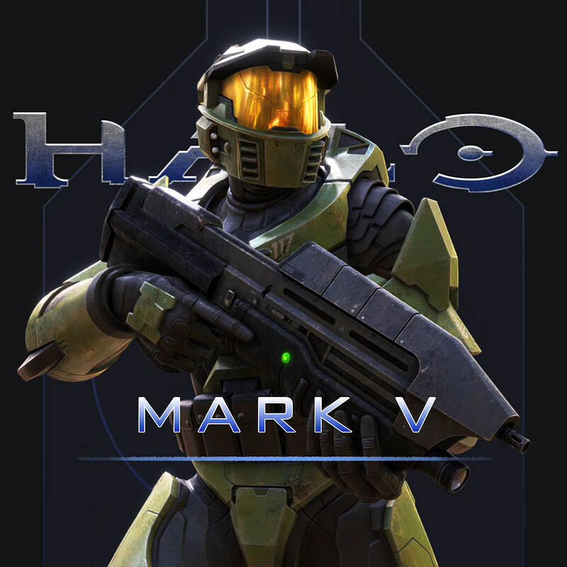 Master Chief Mark V- Halo C.E. 20 yr Anniversary