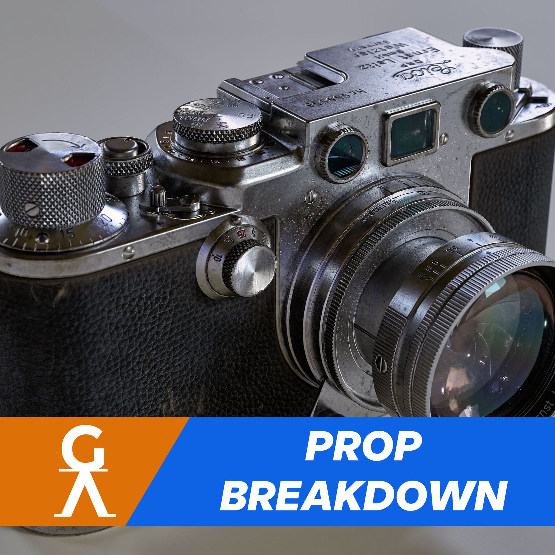 ArtStation - Vintage Camera - Prop Breakdown - Illya Plakhotya