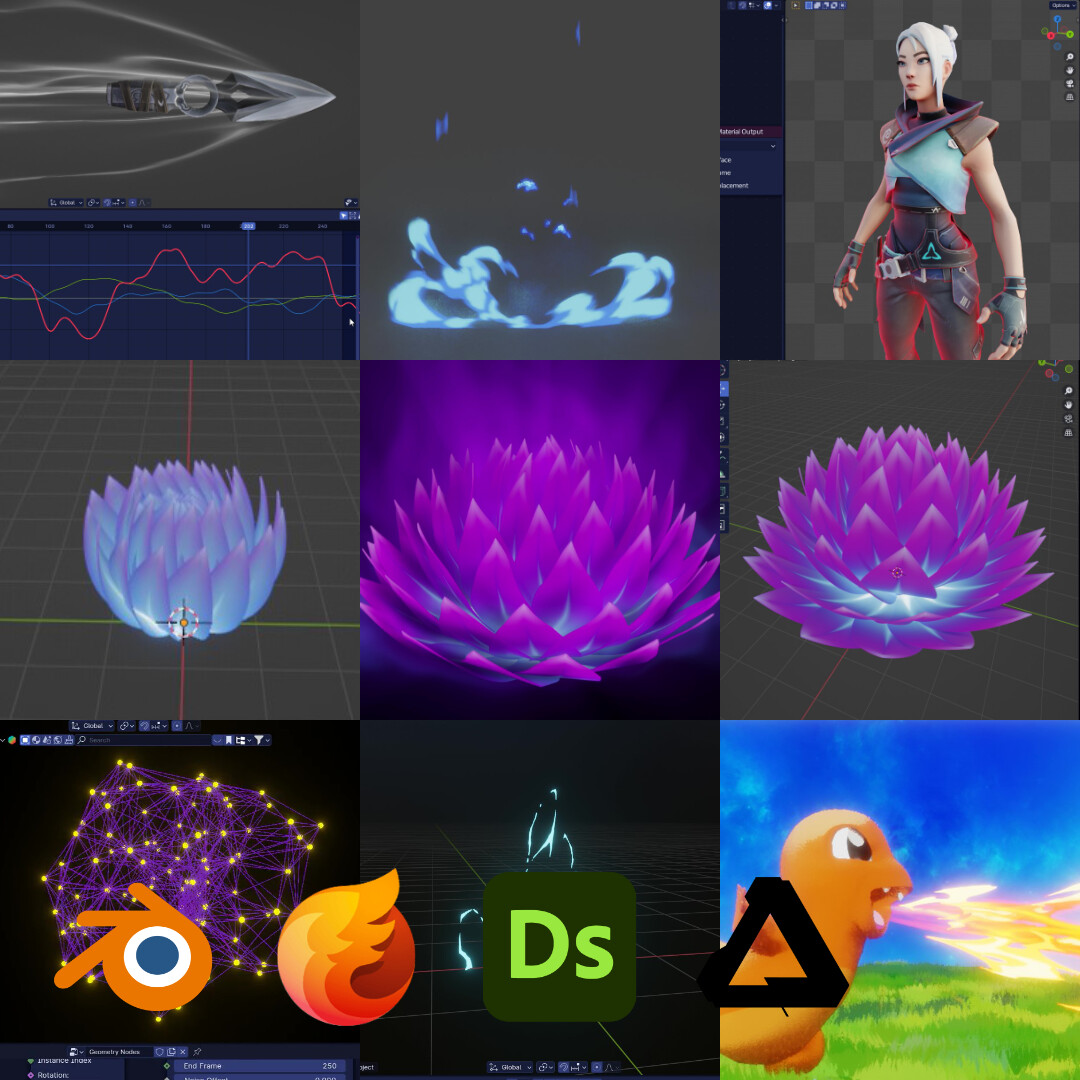 Blender Stylized VFX / Tech Art