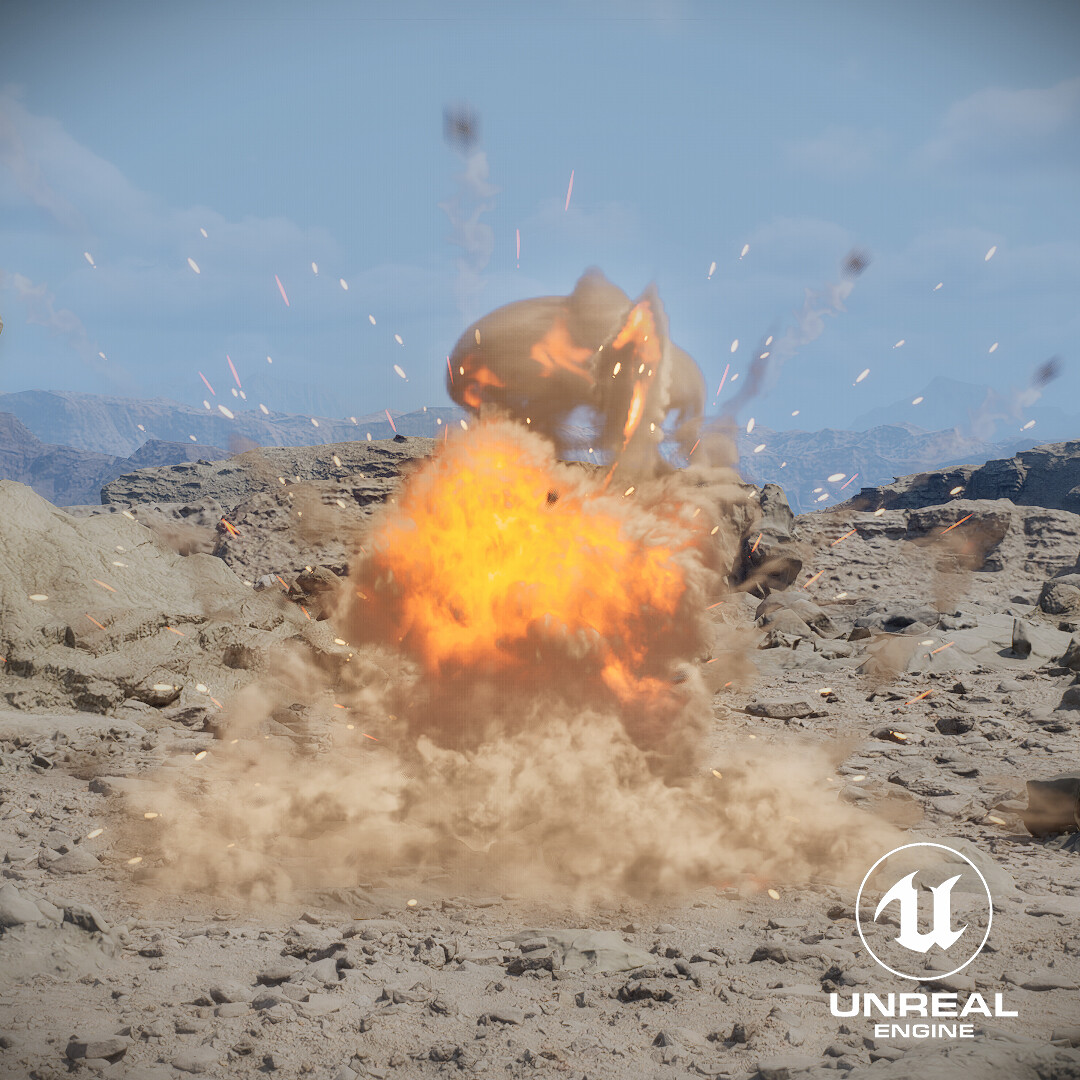 ArtStation - Realistic Explosion