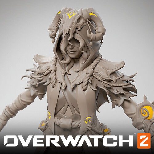 Overwatch 2 - Bog Witch Ana Highpoly