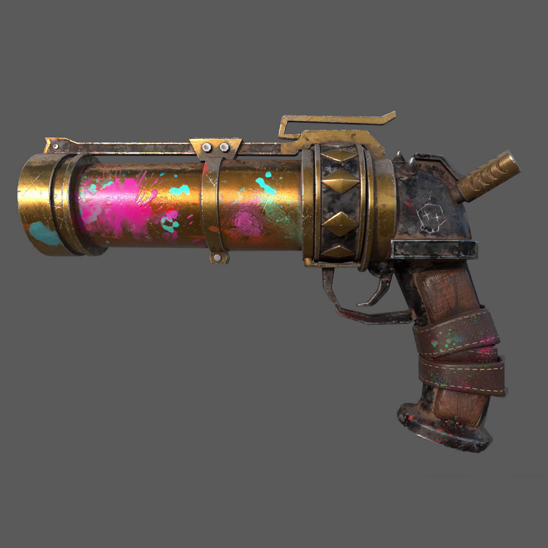 ArtStation - Jinx's Pistol Model - Study