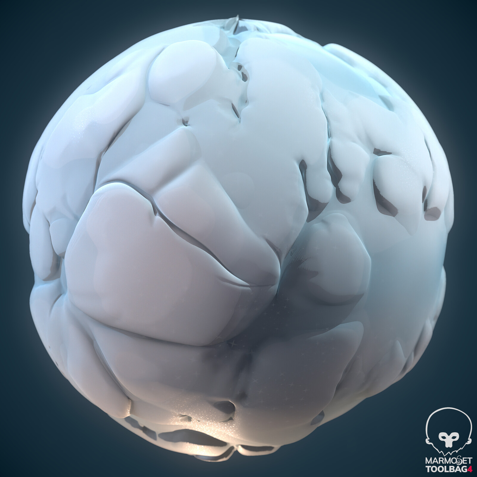 Frosthölm Outcrop Icebergs Cartoon