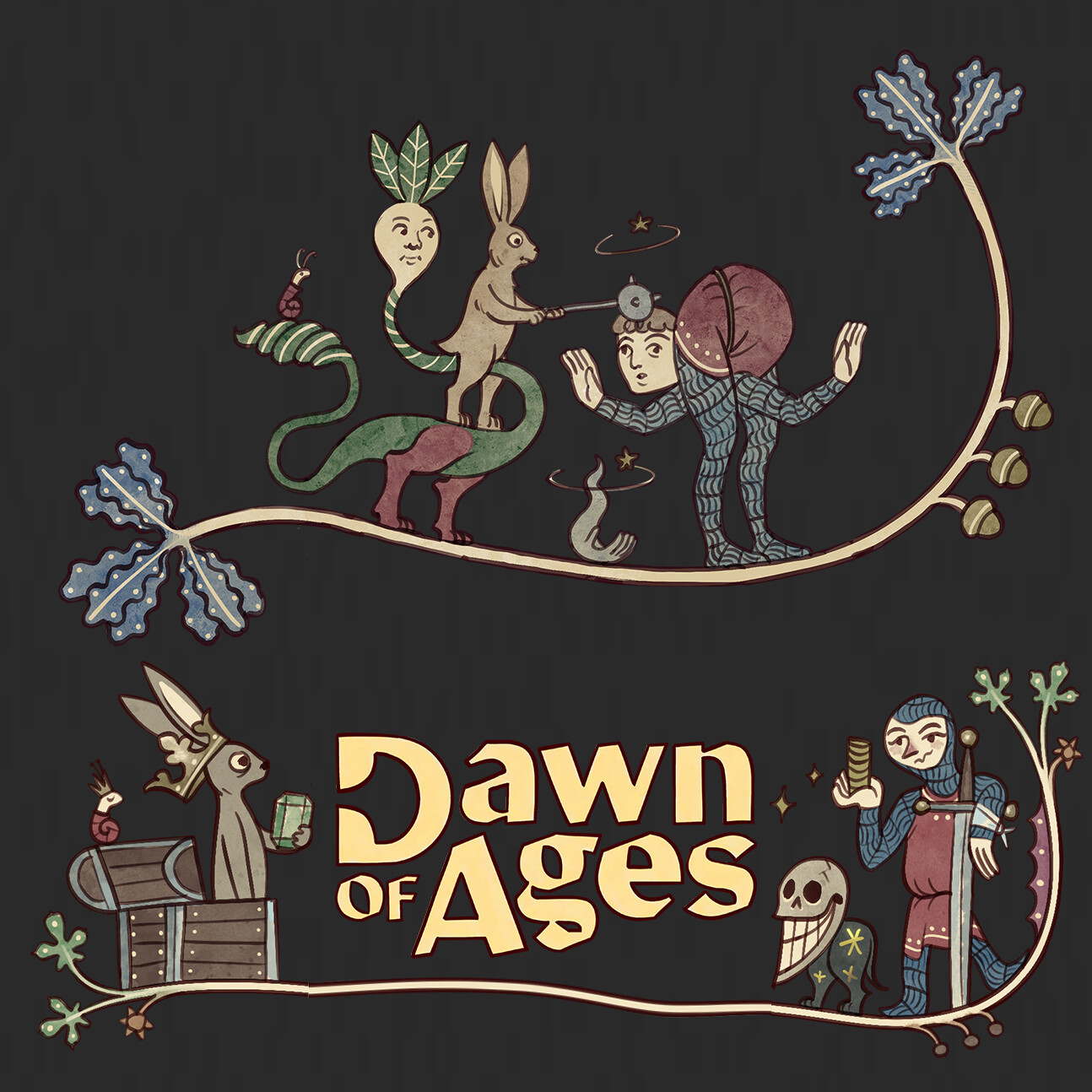 ArtStation - DoA - Marginalia style Iconography