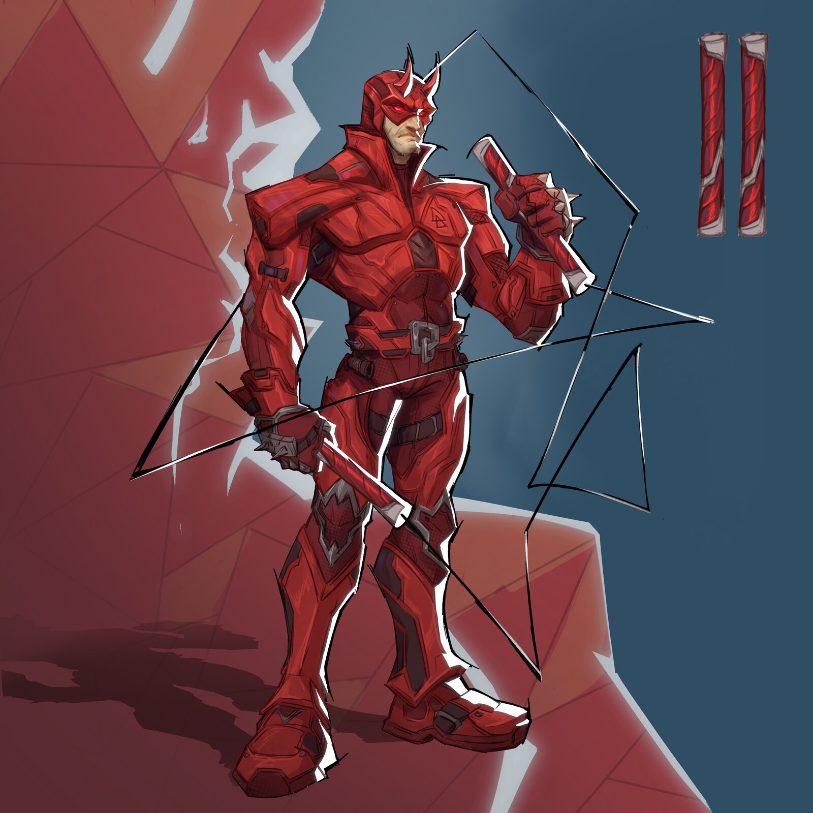 Marvel Rivals Daredevil Concept Art | Fan Art