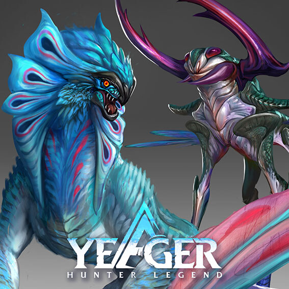YEAGER HUNTER LEGEND - Unpublished designs