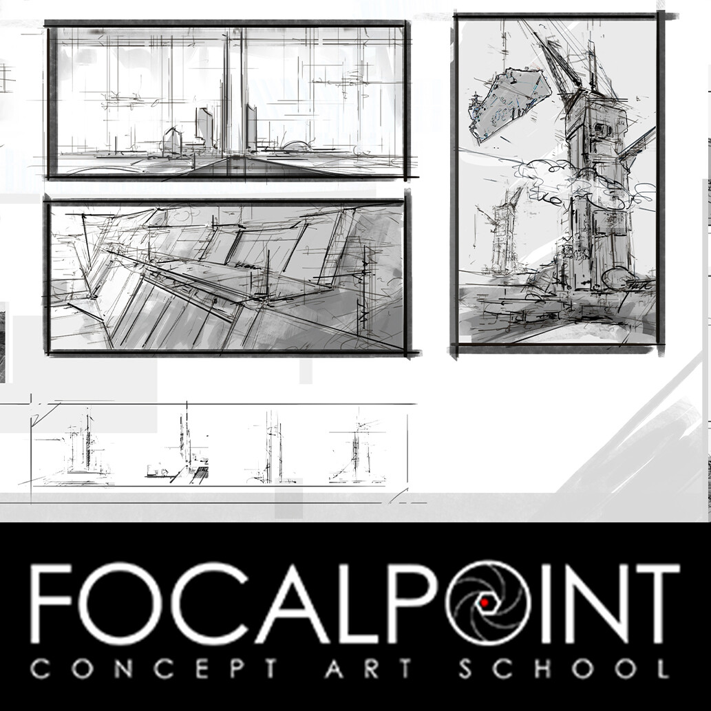 Port City part. 1 - World Building Warm-Up Task For the Adv. Env. Design Class at Focal Point Schol 