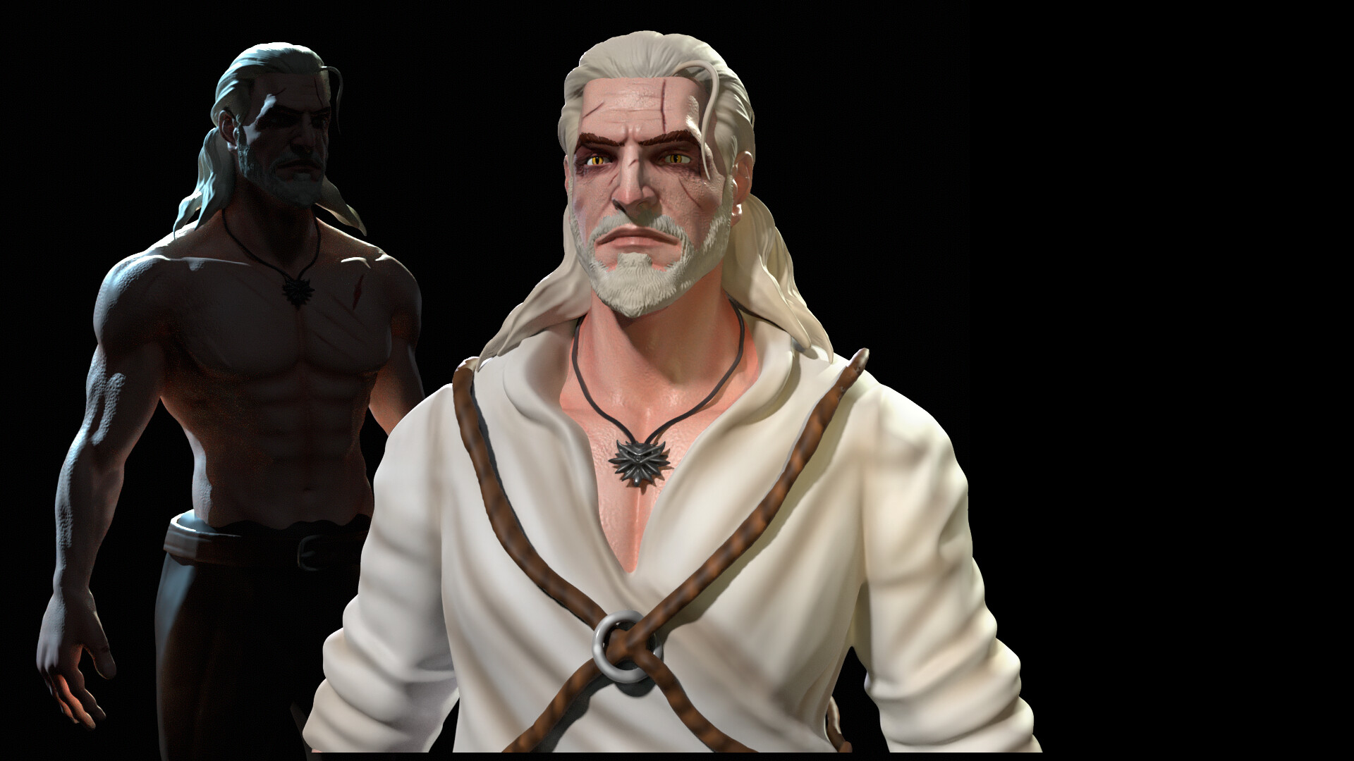 ArtStation - Geralt from The Witcher (Fan Art)