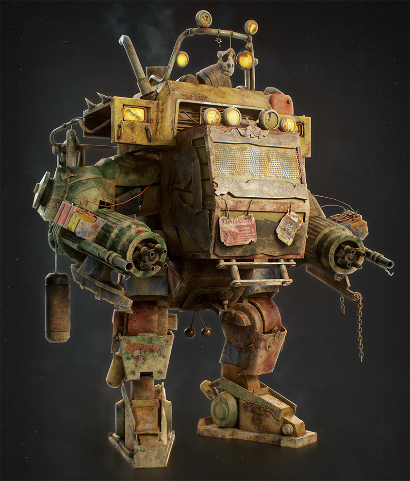 ArtStation - Junk Mech