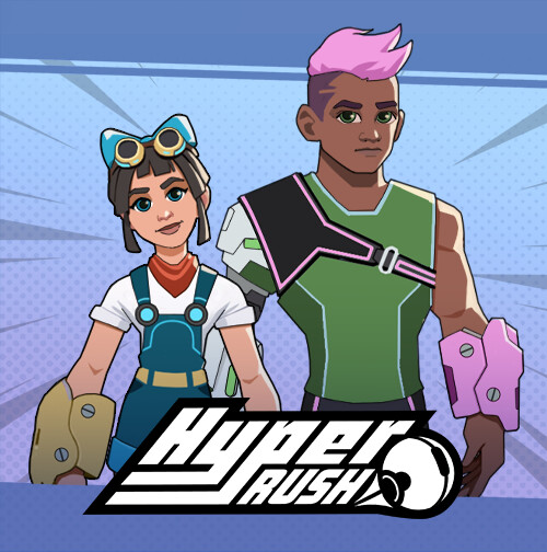 Hyper Rush Character Style exploration