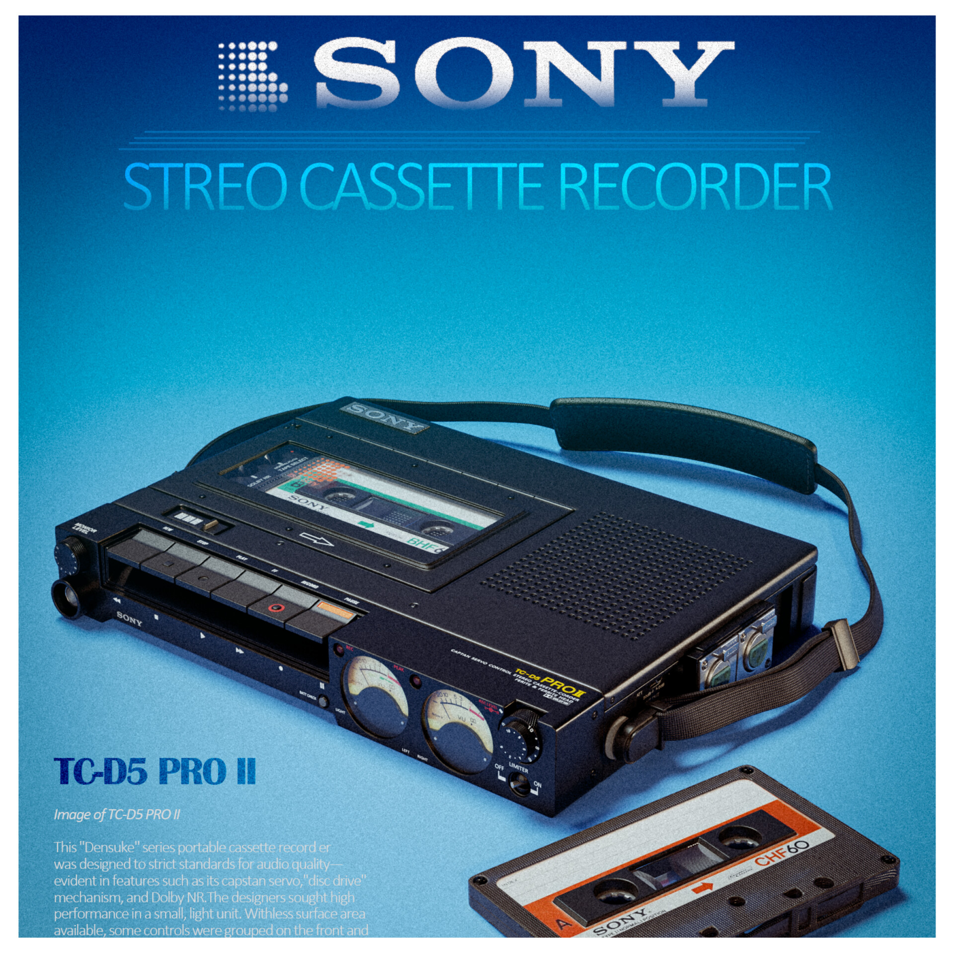 ArtStation - SONY-TC-D5 PRO II