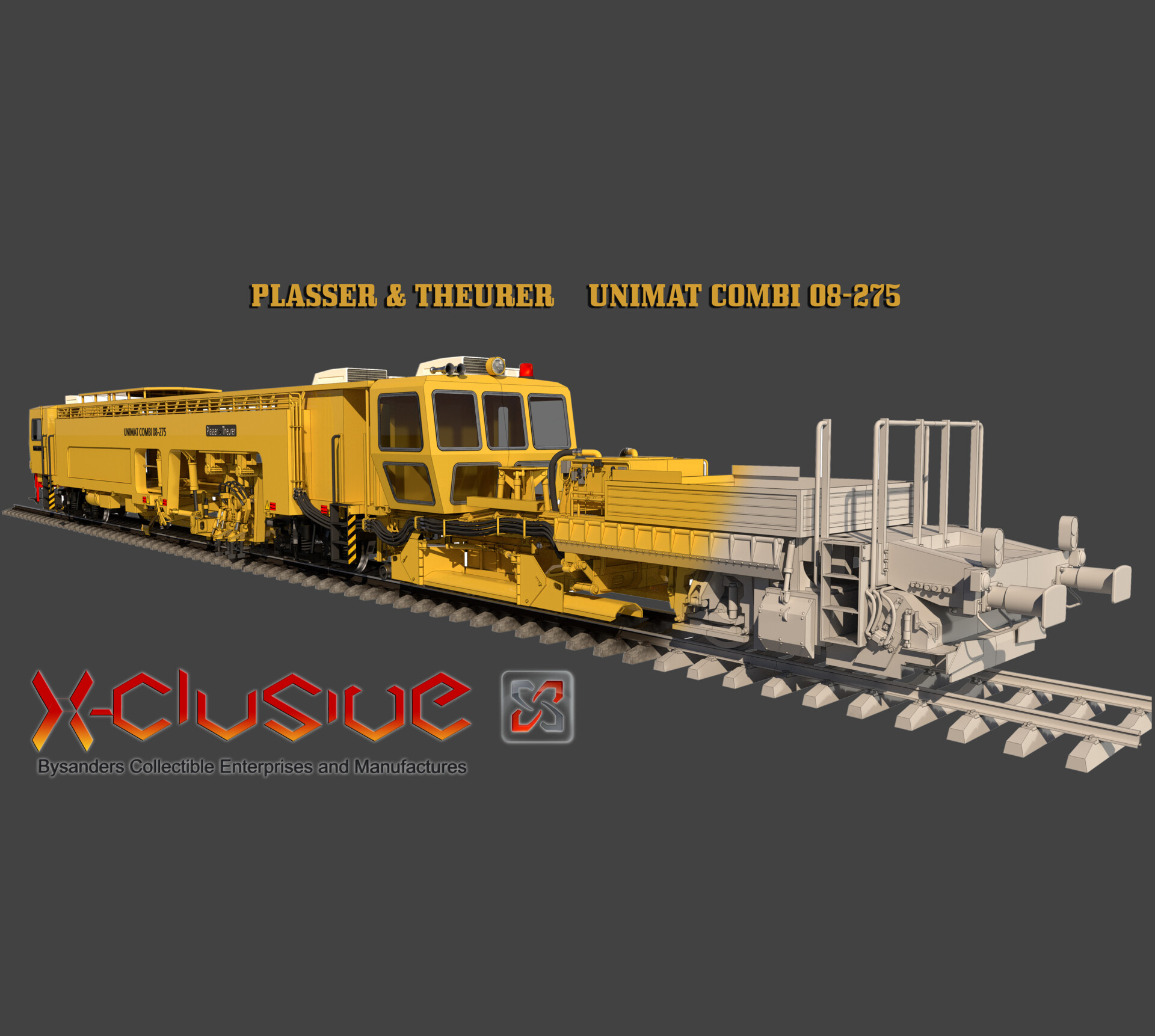 Plasser&Theurer 鉄道模型 ArtStation - FIRST PROJECT OF 2025, PLASSER AND THEURER