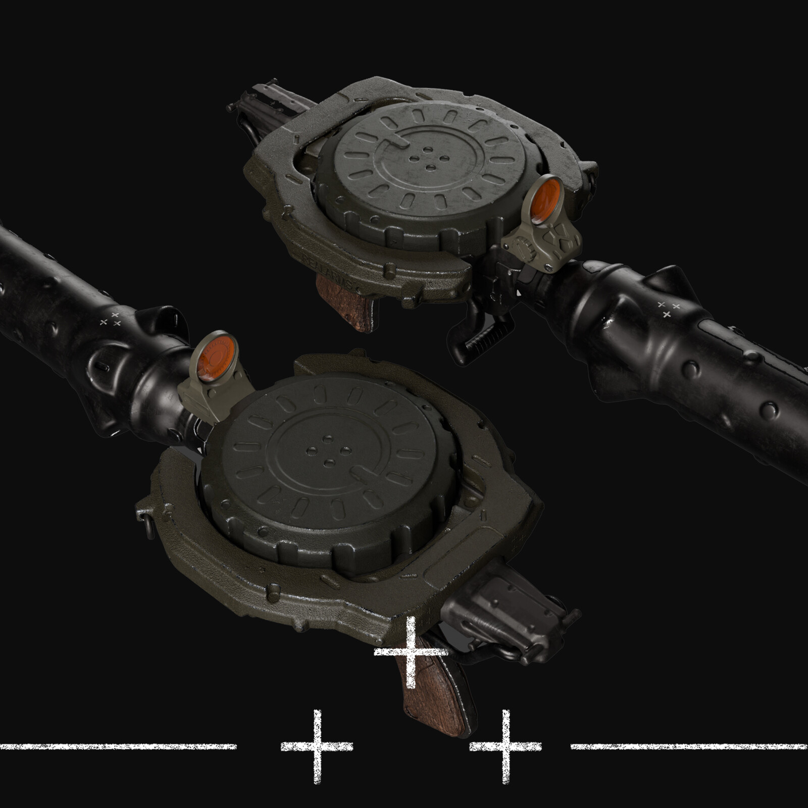 Space Raiders - Lewis LMG