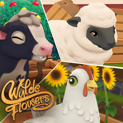 Wylde Flowers - Cows