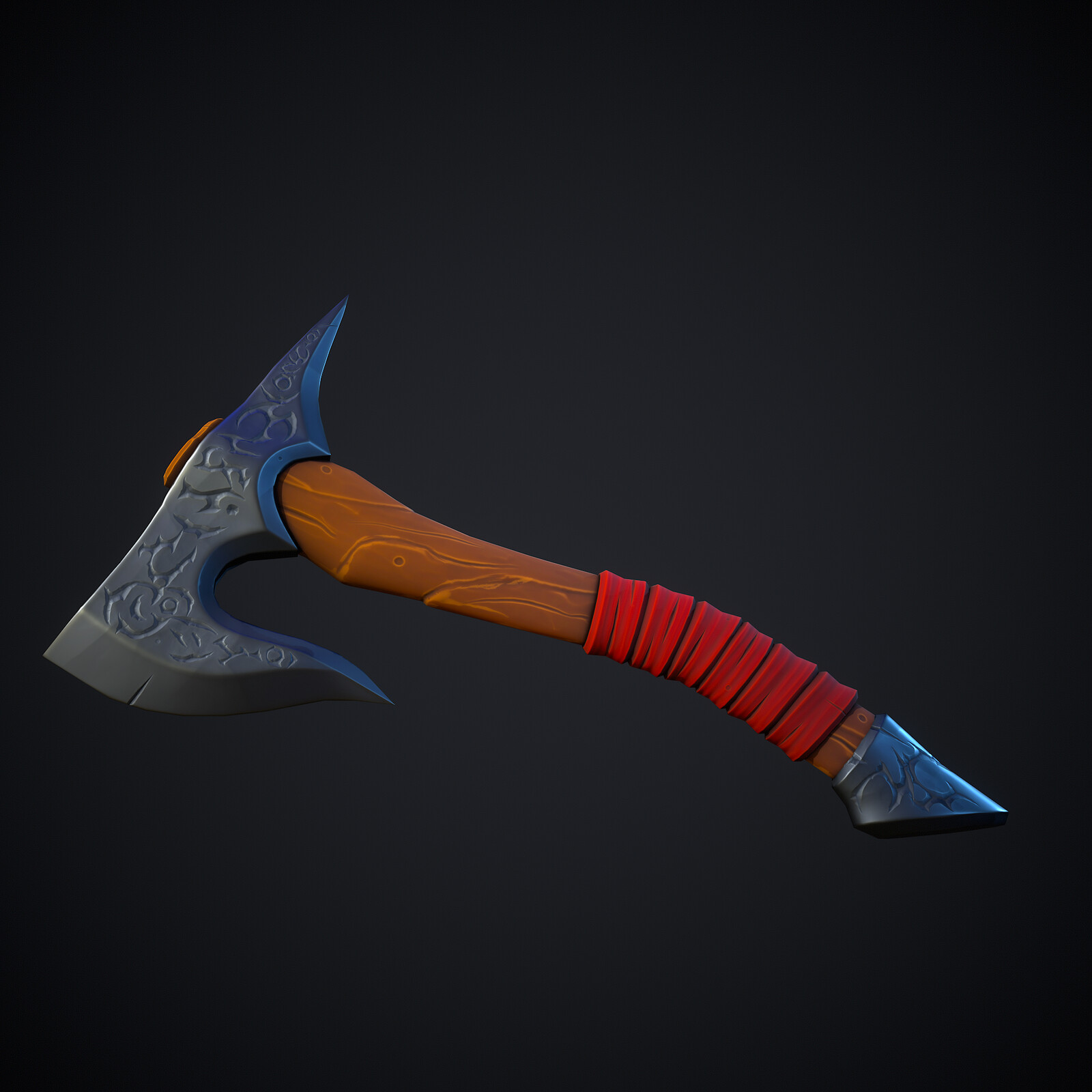 Stylized Fantasy Axe 02