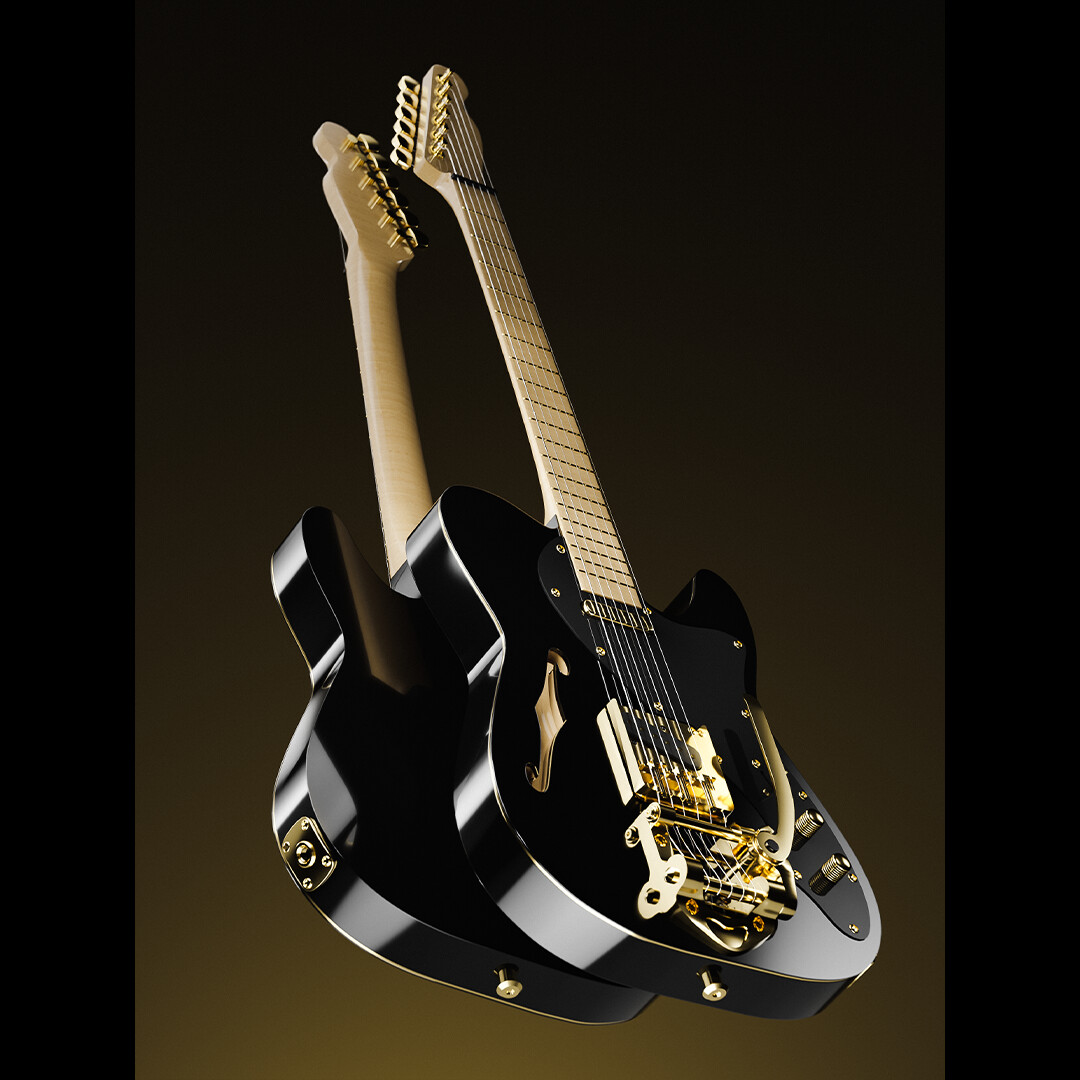 ArtStation - Thinline Telecaster Deluxe + Bigsby Bridge
