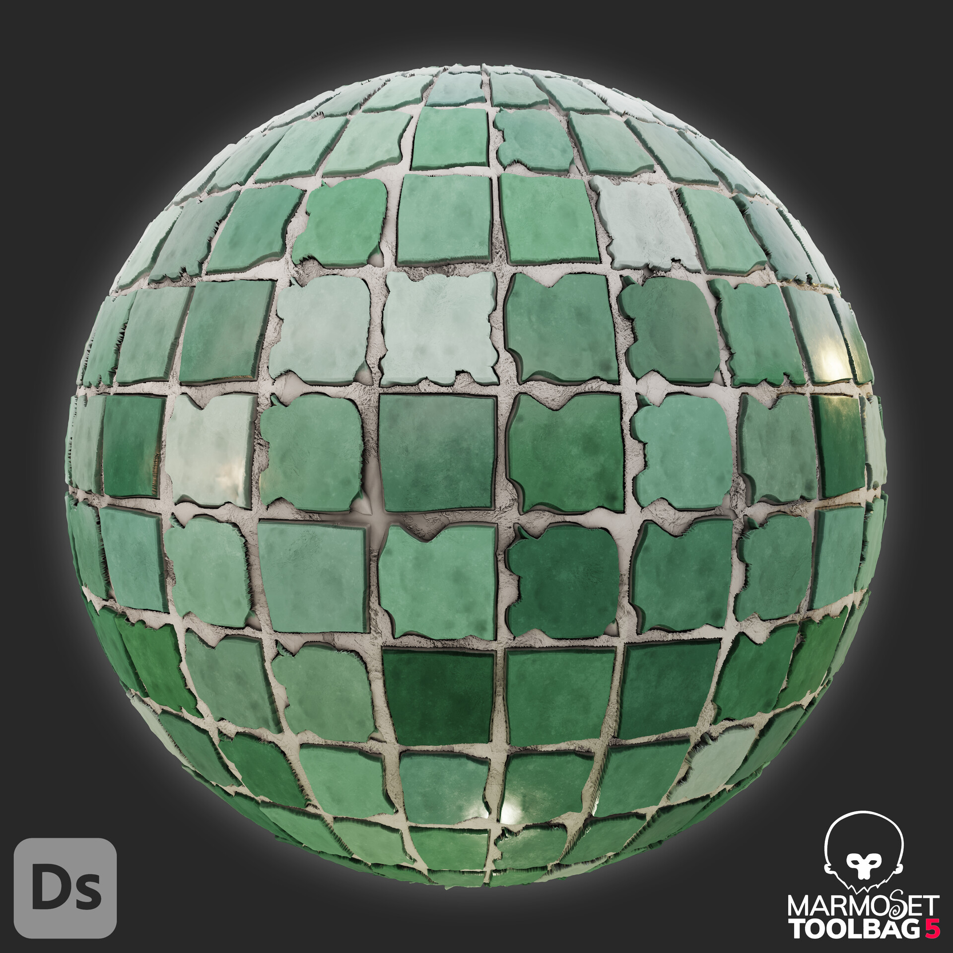 ArtStation - Substance Designer - Bathroom Tiles