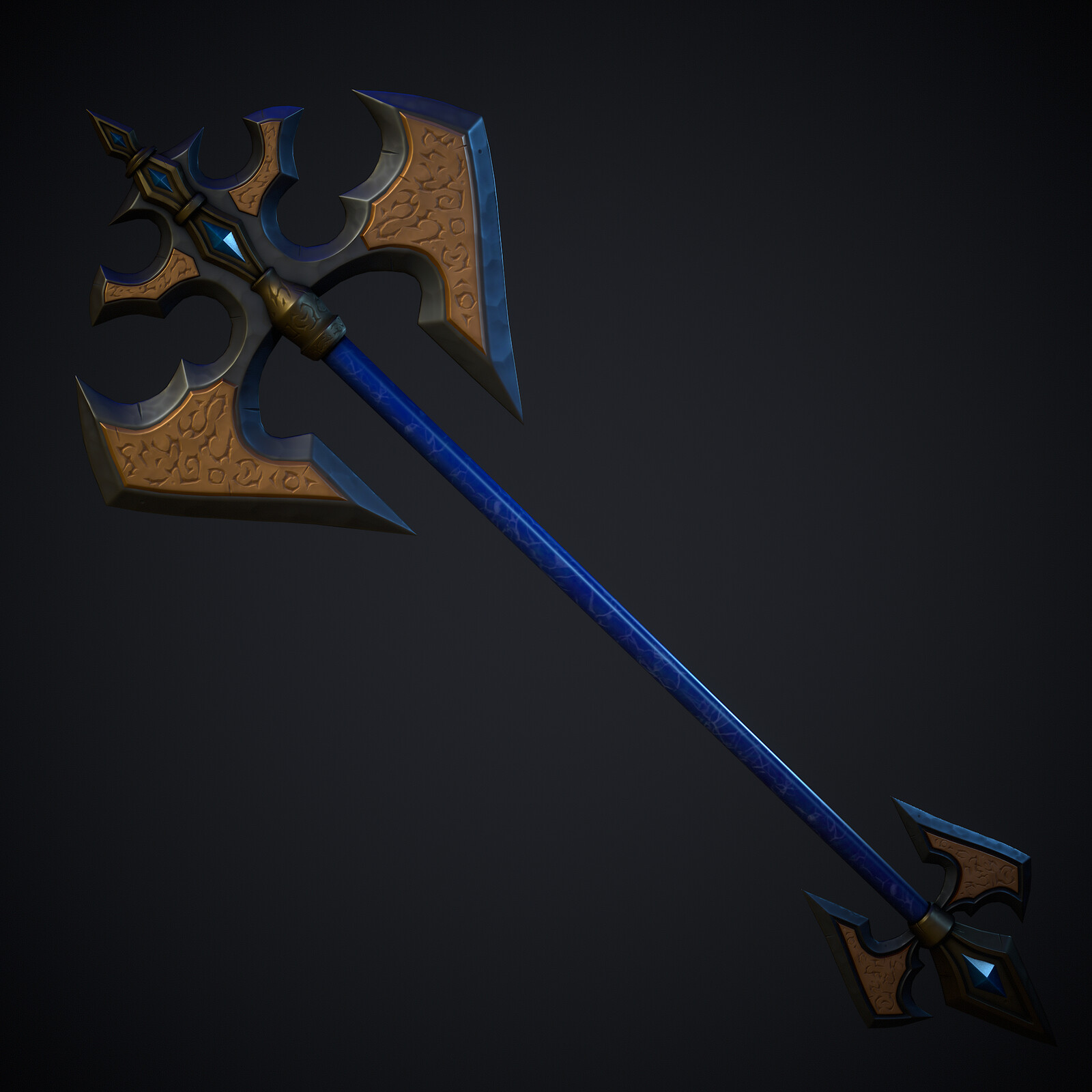 Stylized Fantasy Axe 06