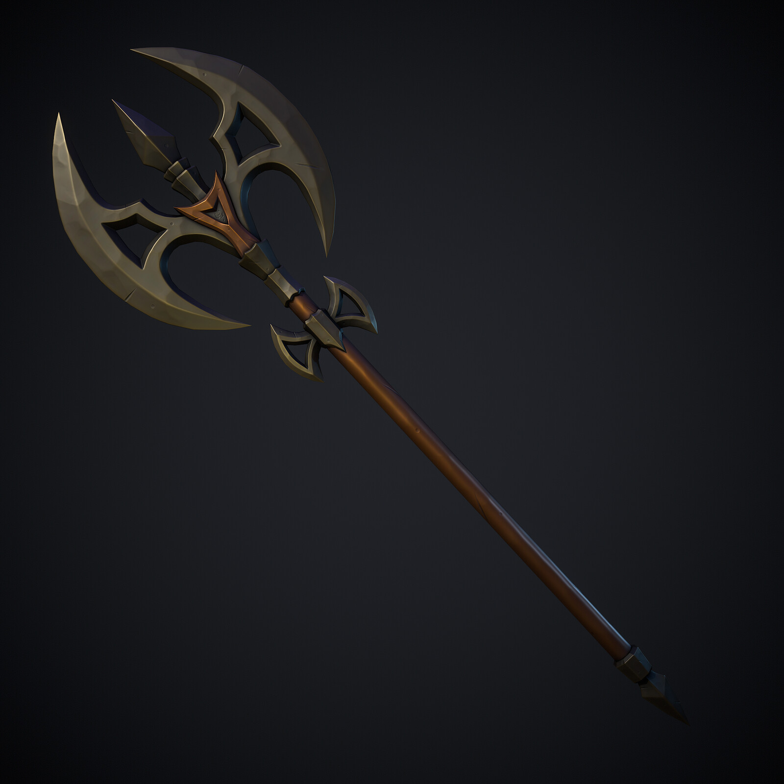 Stylized Fantasy Axe 07