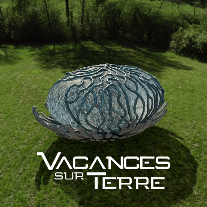 Vacances sur Terre : alien spaceship VFX project