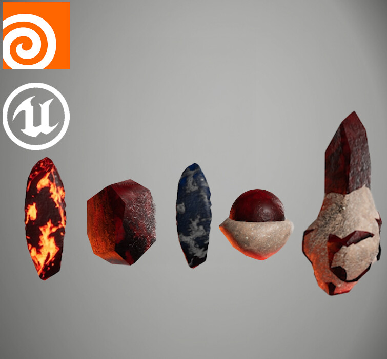 ArtStation - Procedural Crystal With Substrate Shader