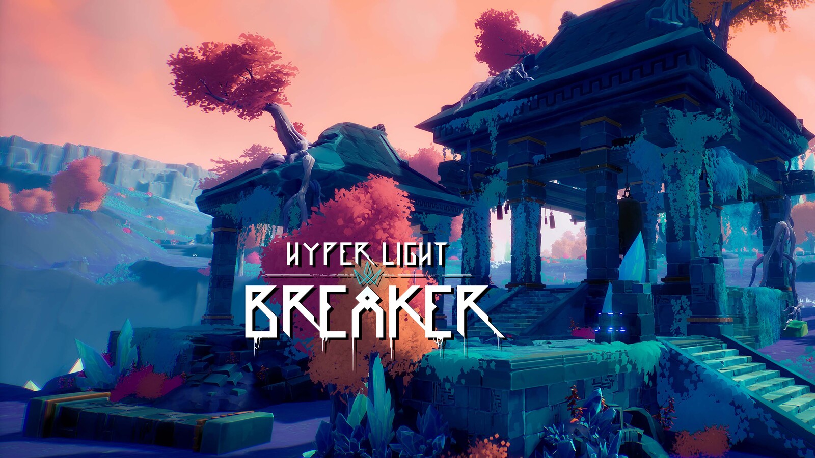 Hyper Light Breaker: Crystal Temple Environments