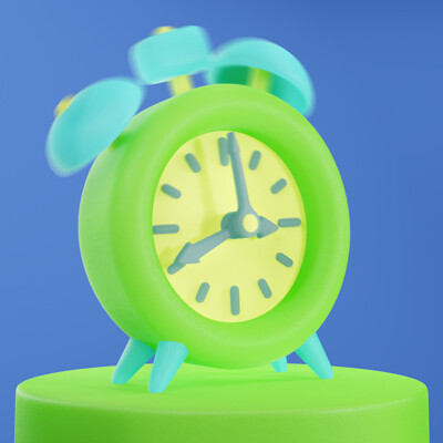 Stylized Clock Animation | Motion Study