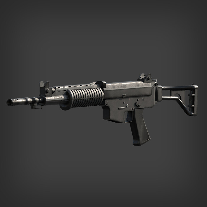 ArtStation - Pindad SS1 Assault Rifle