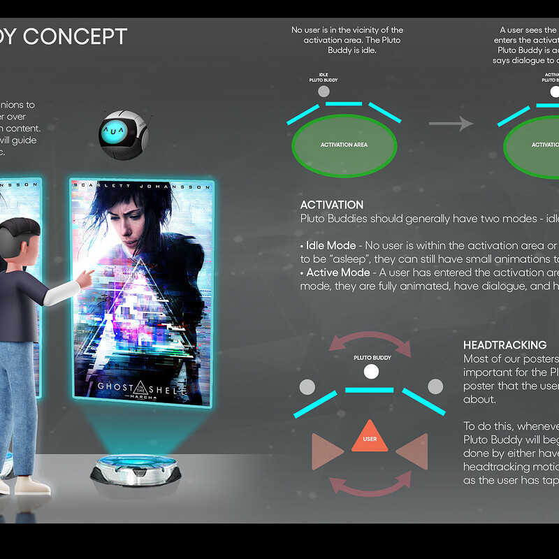 PLUTO TV: VR EXPERIENCE - USER-SHARING + PROMOTIONAL UI/UX