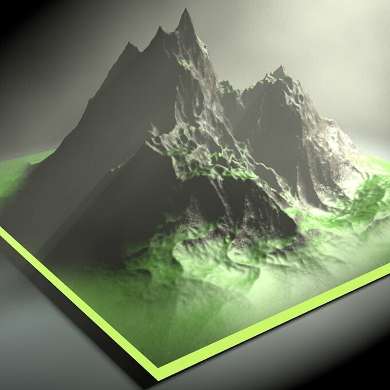 Mountain & Lighting Study