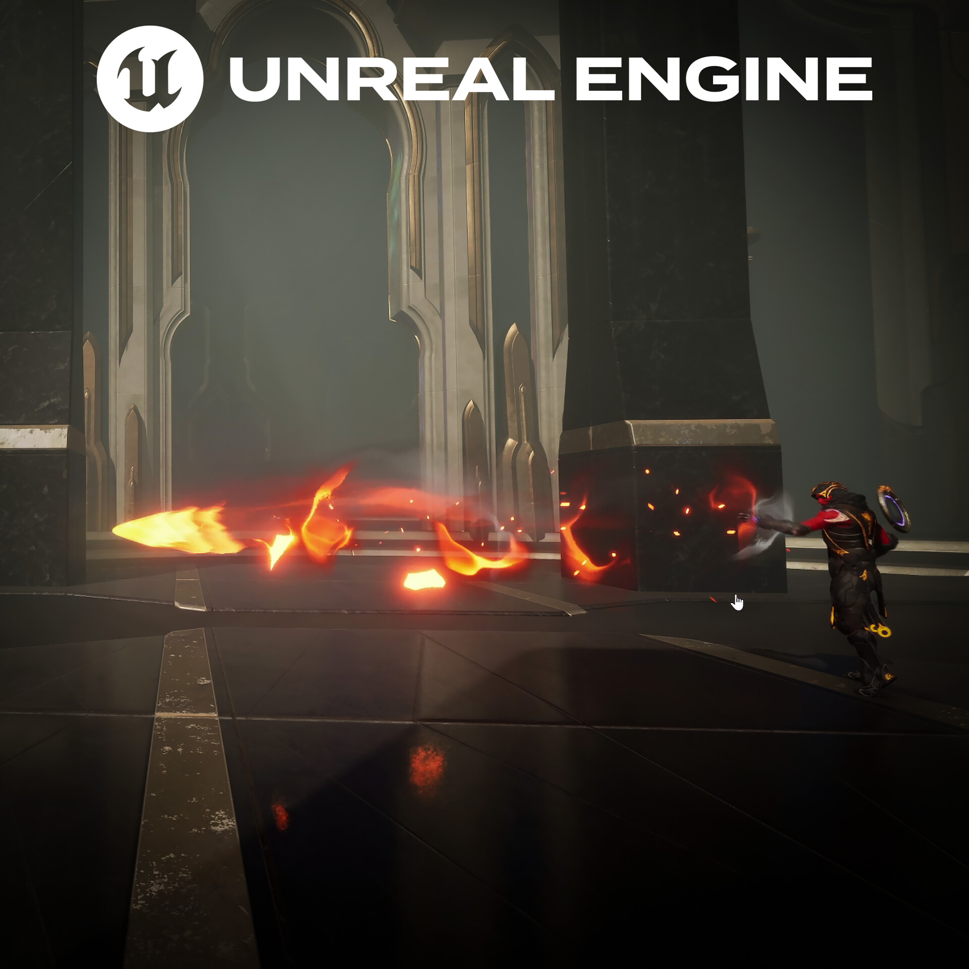 ArtStation - Fire Projectile