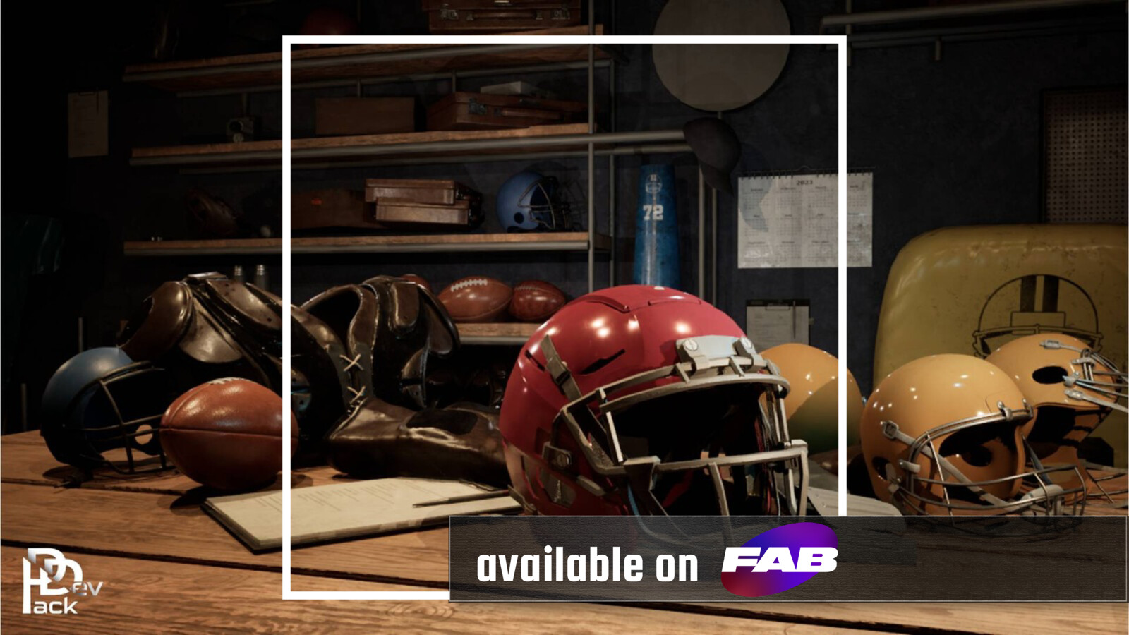 American Football Storage / 54 Assets