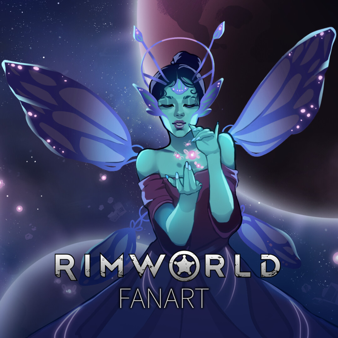ArtStation - RimWorld Insect Queen Loading Screen