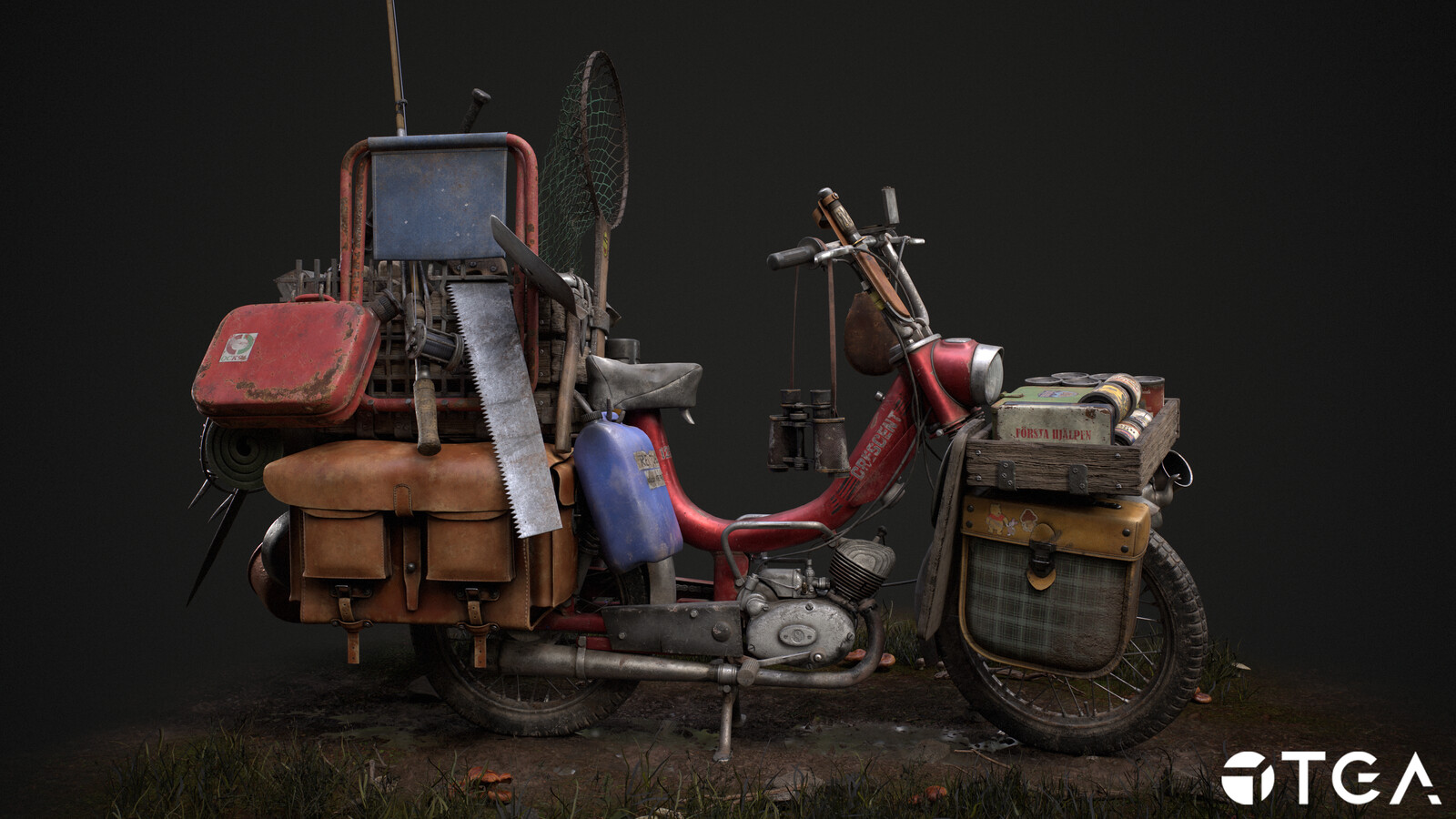Cresent Compact 1252 - Survival Moped - The Game Assembly