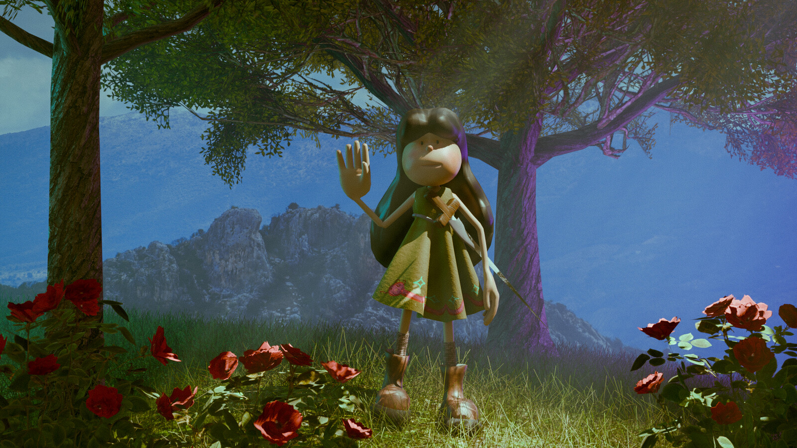 Stylized Character – Full 3D Pipeline