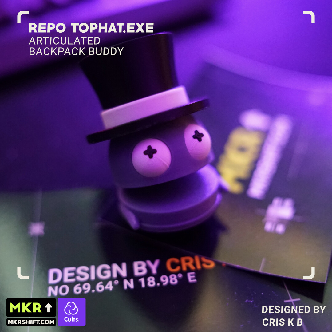 ArtStation - Repo Articulated 3D Print : Tophat Edition